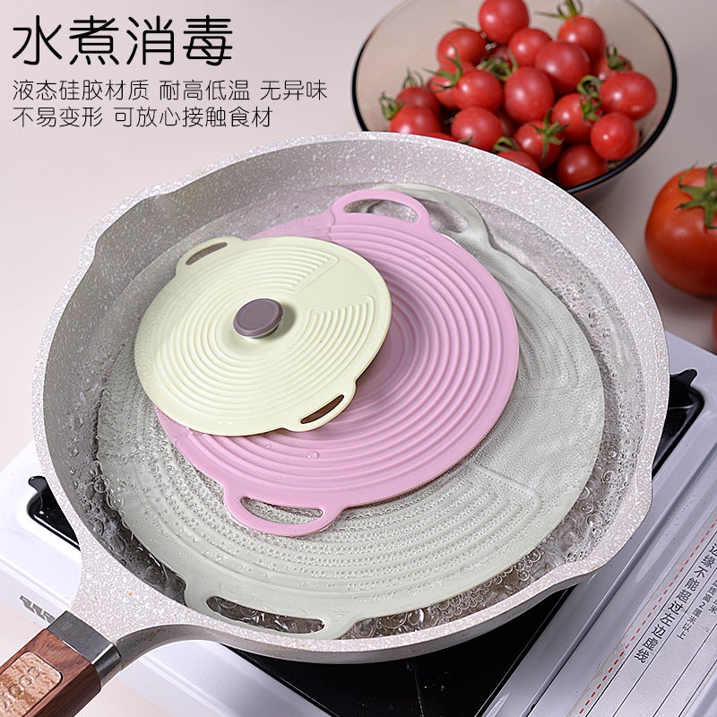 Ready-Made Food-Grade Liquid Silicone Fresh-Keeping Lid Set, Sealing Glass Bowl Lid, Universal Lid, Microwave Splash-Proof Lid - Image 4
